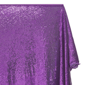 Zigzag Starlight Micro Sequins On Stretch Mesh Fabric Purple SV575607 A1