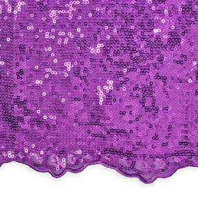 Zigzag Starlight Micro Sequins On Stretch Mesh Fabric Purple SV575607 A3