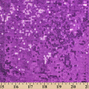 Zigzag Starlight Micro Sequins On Stretch Mesh Fabric Purple SV575607 A9