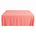 Rayon Challis Rectangular Table Cloth Covers Baby Pink Image 1