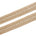 1 5 Inch Floral Petal Corded Two Tone Woven Trim SV580398 Beige A1