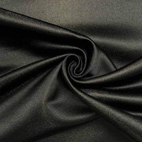 Extra Wide Solid Upholstery Jacquard Fabric SV575241 Black / Gold 2