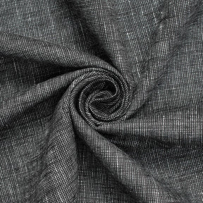 7 Oz Yarn Dyed Two Tone Linen Fabric SV580335 Black / White 1