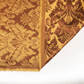 Extra Wide Floral Damask Upholstery Jacquard Fabric SV577414 Bronze / Gold 3
