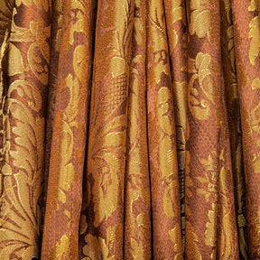 Extra Wide Floral Damask Upholstery Jacquard Fabric SV577414 Bronze / Gold 4