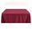 Rayon Challis Rectangular Table Cloth Covers Burgundy Image 1