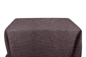 Burlap 6 Feet Banquet Table Covers Charcoal 1