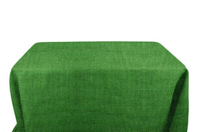 Burlap 8 Feet Banquet Table Covers Green 1