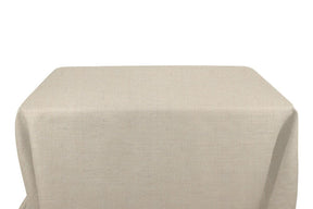 Burlap 6 Feet Banquet Table Covers White 2