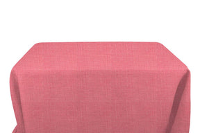 Burlap 8 Feet Banquet Table Covers Pink 1
