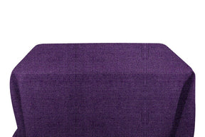 Burlap 6 Feet Banquet Table Covers Purple 1