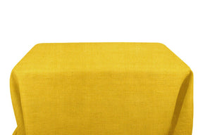 Burlap 6 Feet Banquet Table Covers Yellow 1