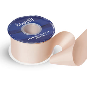 Keedil Grosgrain Ribbon Solid 2 25 Inch SV580554 Champagne 1