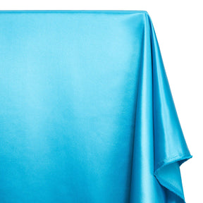Polyester Charmeuse Satin (58/60 Inch) Fabric SV571243 Turquoise Image A1