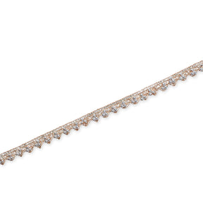 1/2 Inch Metallic Ribbon & Cording On Pearly Beaded Fabric Trim SV583278-HP Copper / Silver Image A3