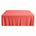 Rayon Challis Rectangular Table Cloth Covers Coral Image 1