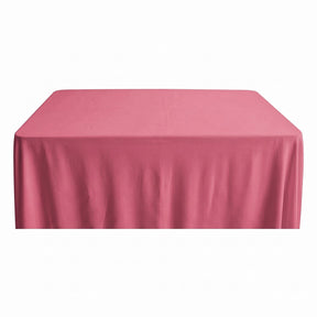 Rayon Challis Rectangular Table Cloth Covers Dusty Rose Image 1