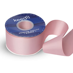 Keedil Grosgrain Ribbon Solid 2 25 Inch SV580555 Dusty Rose 1