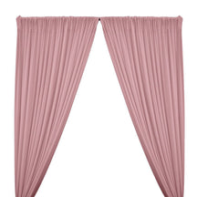 Ity Stretch Knit Jersey Rod Pocket Curtains Dusty Rose 1