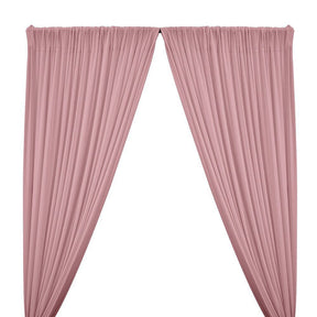 Ity Stretch Knit Jersey Rod Pocket Curtains Dusty Rose 1