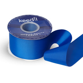 Keedil Grosgrain Ribbon Solid 2 25 Inch SV580556 Electric Blue 1