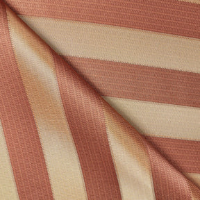 Extra Wide Striped Upholstery Jacquard Fabric SV577674 Bronze / Gold A3