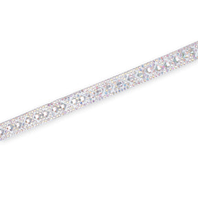 Geometric Rhombus Diamond Resin Rhinestone Iron On Trim SV581439 Silver 1