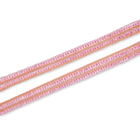 Multi Chain Geometric Diamond Resin Rhinestone Iron On Trim SV581443 Pink 2