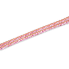 Multi Chain Geometric Diamond Resin Rhinestone Iron On Trim SV581443 Pink 1