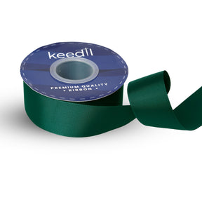 Keedil Solid 1 5 Inch Grosgrain Ribbon Forest Green A1