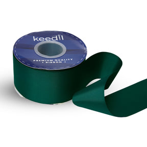 Keedil Grosgrain Ribbon Solid 2 25 Inch SV570871 Forest Green 1