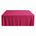Rayon Challis Rectangular Table Cloth Covers Fuchsia Image 1