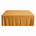 Rayon Challis Rectangular Table Cloth Covers Gold Image 1