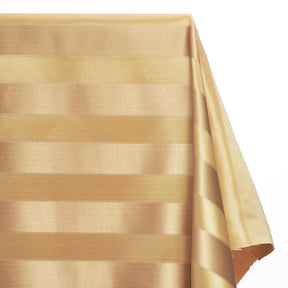 Extra Wide Striped Upholstery Jacquard Fabric SV571009 Gold / Gold A1