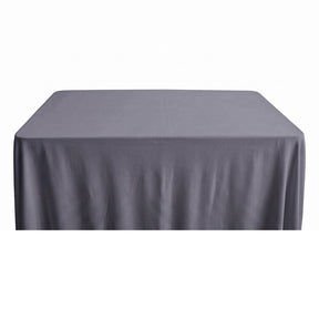 Rayon Challis Rectangular Table Cloth Covers Grey Image 1