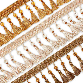 Beaded Tassel Fringe Trim Group