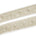 Floral Vine Beaded Sequin Metallic Woven Embroidery On 2 Inch Hemmed Mesh Lace Trim SV582479 Pale Gold Image A4