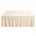 Rayon Challis Rectangular Table Cloth Covers Ivory Image 1