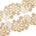 Wild Flower Corded Sequin Embroidery On 4 Inch Scalloped Mesh Lace Trim Fabric SV582517 Fone Image A4