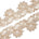 Leafy Floral Corded Sequin Embroidery On 4 Inch Scalloped Mesh Lace Trim SV582523 Fone Image A4
