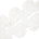 Leafy Floral Corded Sequin Embroidery On 4 Inch Scalloped Mesh Lace Trim SV582522 White Image A4