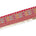 2 5 Inch Triangle Geometric Sequined Metallic Corded Embroidered Trim SV581499 Fuchsia A2
