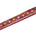 1 25 Inch Diamond Geometric Sequined Metallic Corded Embroidered Trim SV581506 Burgundy A2