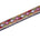1 25 Inch Diamond Geometric Sequined Metallic Corded Embroidered Trim SV580405 Navy Blue A2