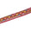 1 25 Inch Diamond Geometric Sequined Metallic Corded Embroidered Trim SV581503 Red A2