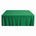 Rayon Challis Rectangular Table Cloth Covers Kelly Green Image 1