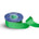Keedil Solid 1 5 Inch Grosgrain Ribbon Kelly Green A1