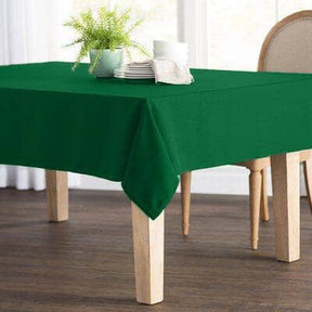 Polyester Poplin Rectangular Table Cloth Covers (60 Inch) Kelly Green Image 1