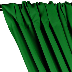 Polyester Poplin Rod Pocket Curtains (60 Inch) Kelly Green Image 2