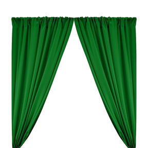 Polyester Poplin Rod Pocket Curtains (60 Inch) Kelly Green Image 1